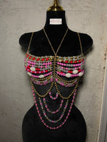 Load image into Gallery viewer, P!nkz | Beaded Bralette
