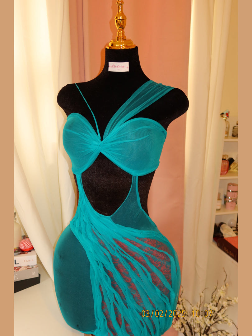 Wet Ruby Marine Dress