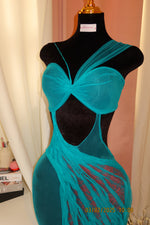 Load image into Gallery viewer, Wet Ruby Marine Dress