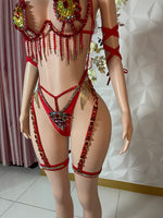 Load image into Gallery viewer, Lady Lava | Carnival Costume
