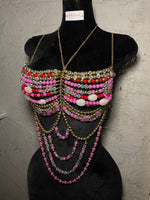 Load image into Gallery viewer, P!nkz | Beaded Bralette
